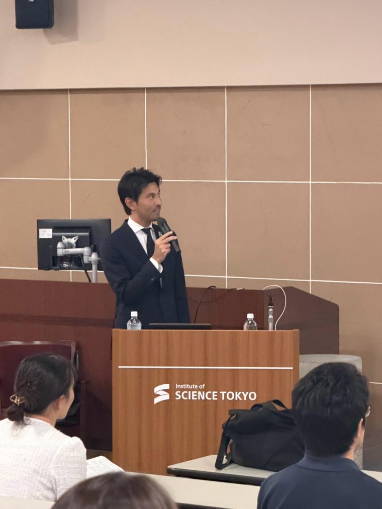 【登壇】東京科学大学 2026年度大学院特別講義にて芳賀秀郷准教授が講義を担当しました